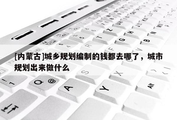 [內(nèi)蒙古]城鄉(xiāng)規(guī)劃編制的錢都去哪了，城市規(guī)劃出來做什么