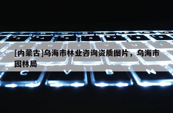 [內(nèi)蒙古]烏海市林業(yè)咨詢資質(zhì)圖片，烏海市園林局